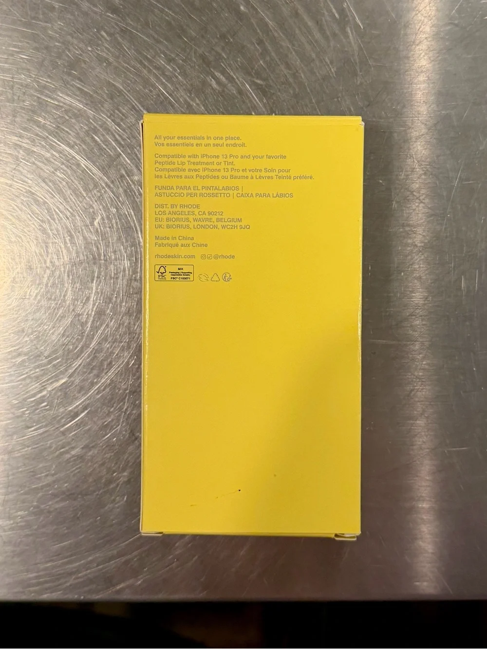 rhode Lip Case in Lemontini